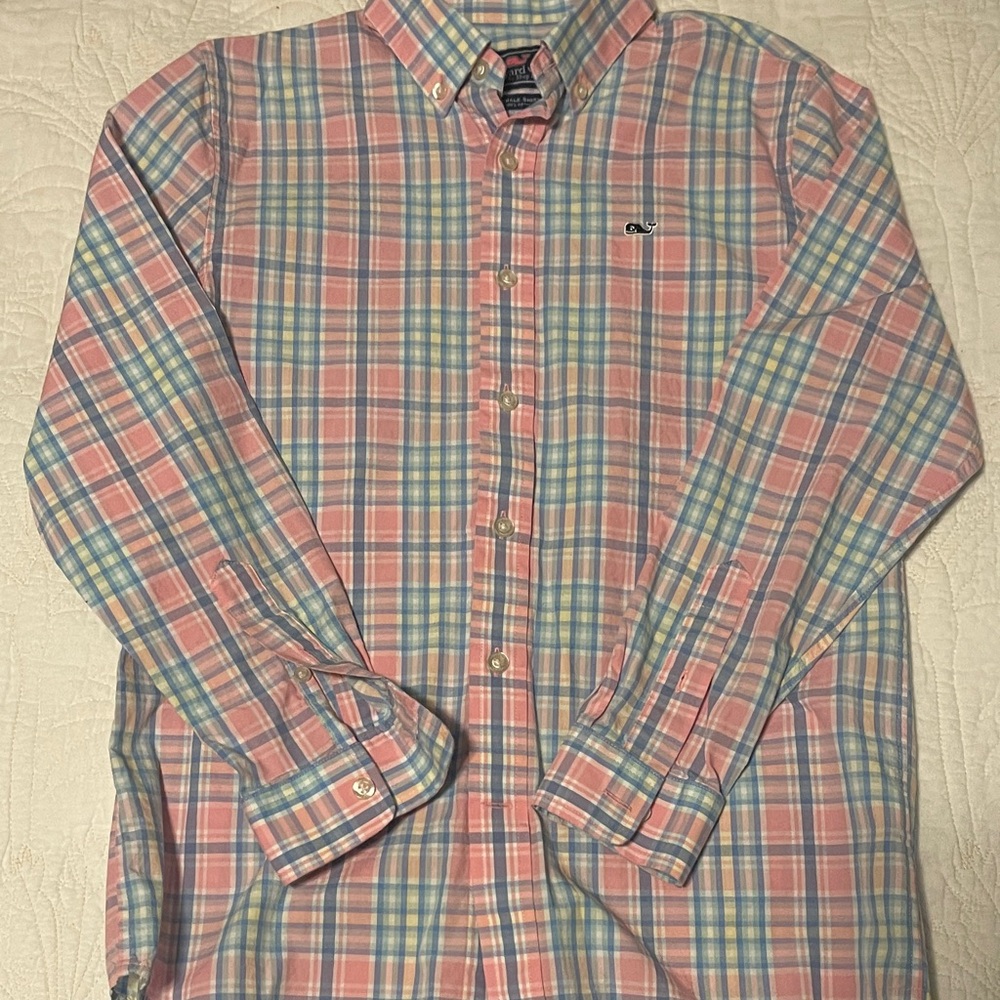 Vineyard Vines Men's Multicolor Plaid Shirt